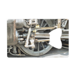 STEAM TRAINS CREDIT CARD BOTTLE OPENER