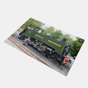STEAM TRAINS DOORMAT