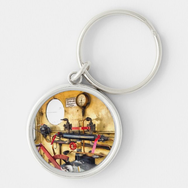 STEAM TRAINS   FOOTPLATE   KEYCHAIN (Front)