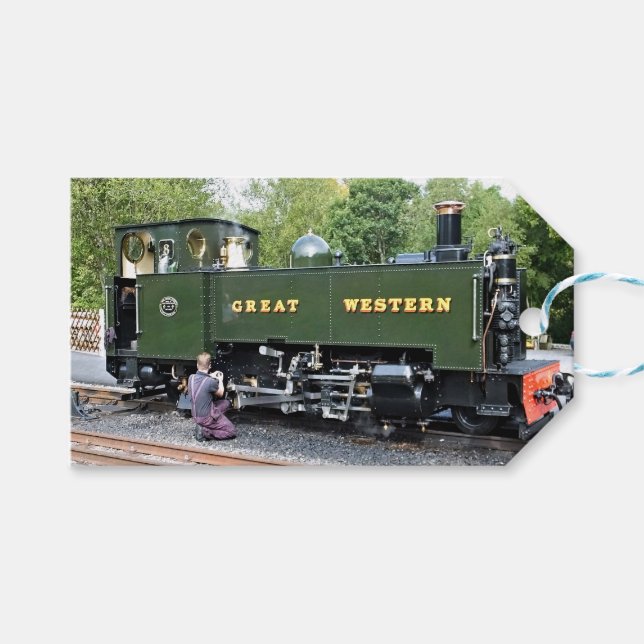 STEAM TRAINS GIFT TAGS (Front (Horizontal))