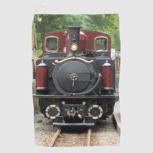 STEAM TRAINS GOLF TOWEL