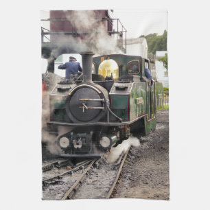 STEAM TRAINS KITCHEN TOWEL