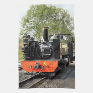 STEAM TRAINS KITCHEN TOWEL