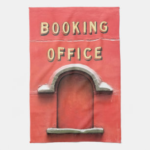 STEAM TRAINS KITCHEN TOWEL