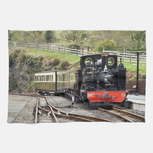 STEAM TRAINS KITCHEN TOWEL (Horizontal)