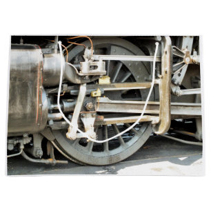 STEAM TRAINS LARGE GIFT BAG