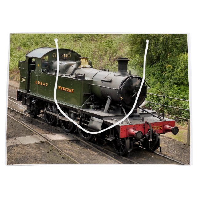 STEAM TRAINS LARGE GIFT BAG (Front)
