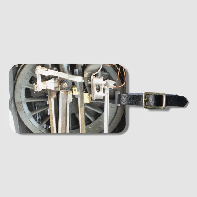 STEAM TRAINS LUGGAGE TAG (Front Horizontal)