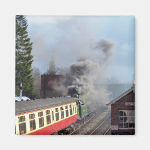 STEAM TRAINS MAGNET