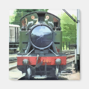 STEAM TRAINS MAGNET