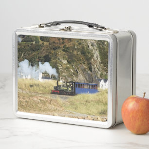 STEAM TRAINS METAL LUNCH BOX