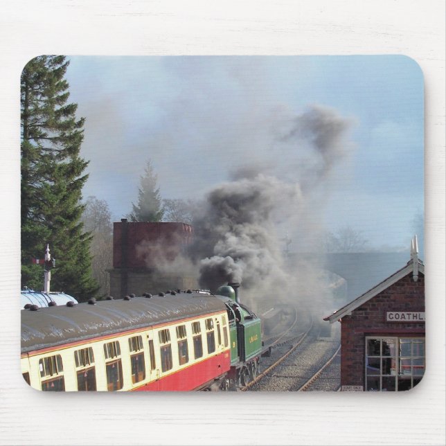 STEAM TRAINS MOUSE PAD (Front)