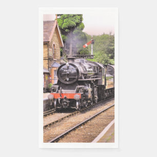 STEAM TRAINS NAPKIN