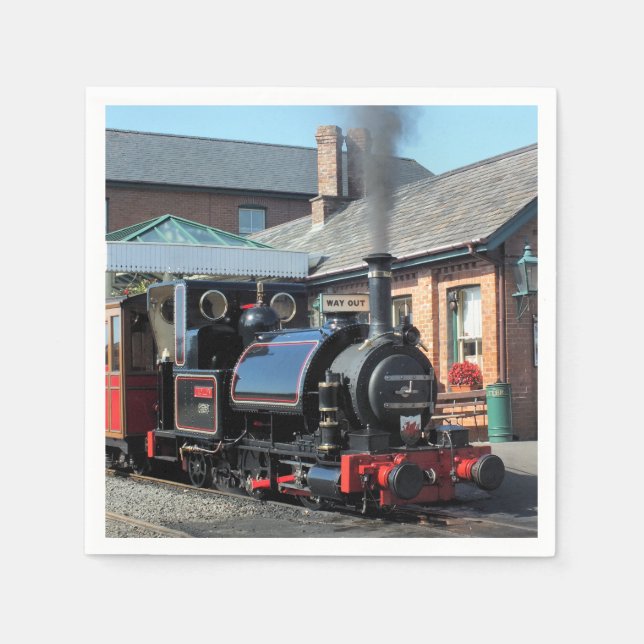 STEAM TRAINS NAPKIN (Front)