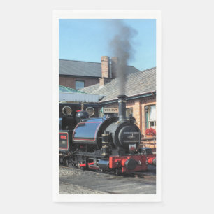 STEAM TRAINS NAPKIN