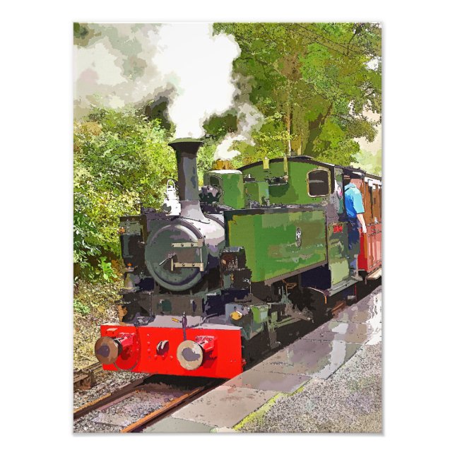 STEAM TRAINS PHOTO PRINT (Front)