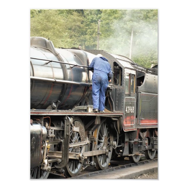 STEAM TRAINS PHOTO PRINT (Front)