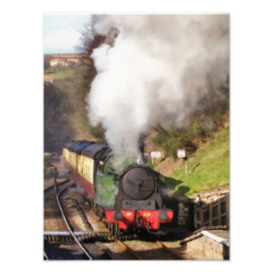 STEAM TRAINS PHOTO PRINT