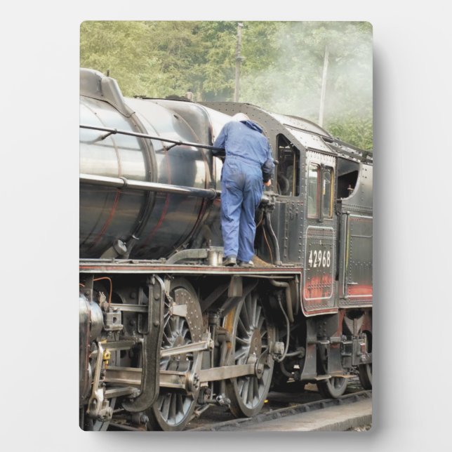 STEAM TRAINS PLAQUE (Front)