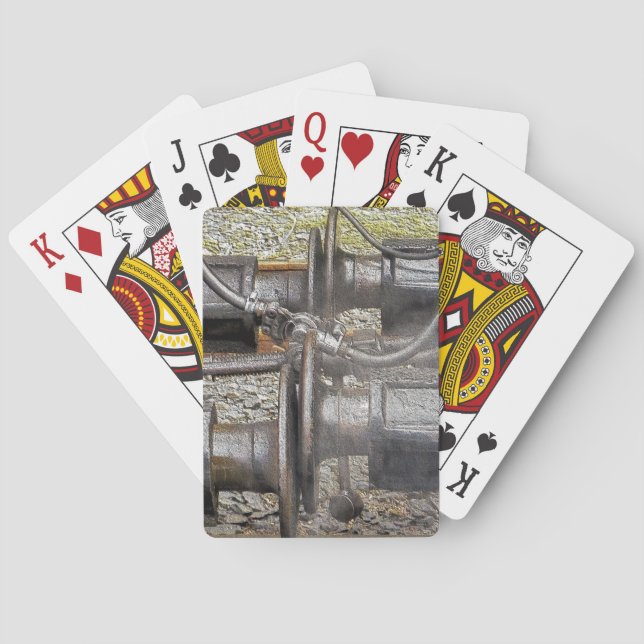 STEAM TRAINS PLAYING CARDS (Back)