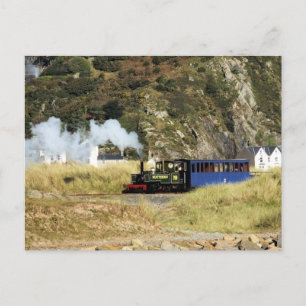 STEAM TRAINS POSTCARD