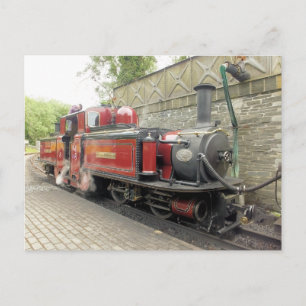 STEAM TRAINS POSTCARD