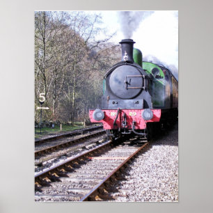 STEAM TRAINS POSTER