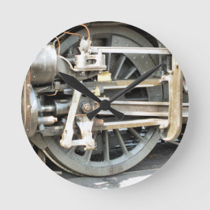 STEAM TRAINS ROUND CLOCK