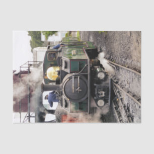 STEAM TRAINS TISSUE PAPER