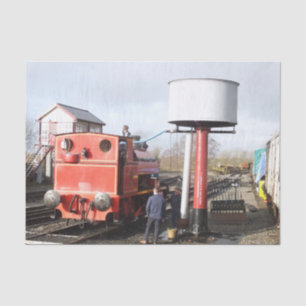 STEAM TRAINS TISSUE PAPER