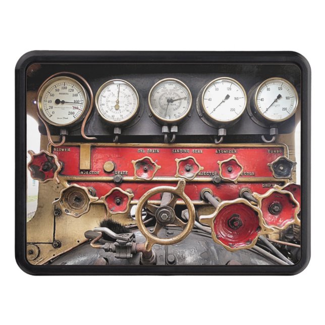STEAM TRAINS  TRAILER HITCH COVER (Front)