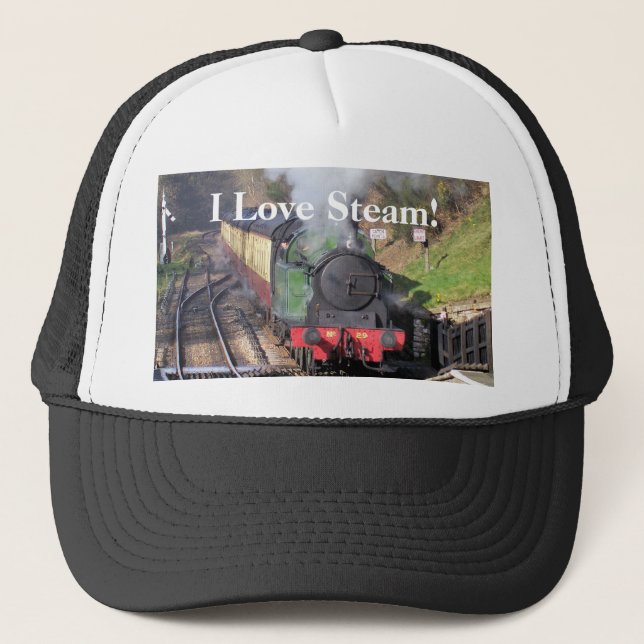 STEAM TRAINS TRUCKER HAT (Front)