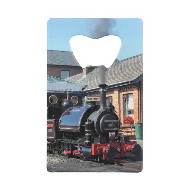 STEAM TRAINS WALLET BOTTLE OPENER (Front)