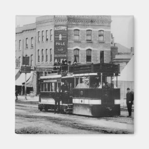 Steam Tram in North London in the 1880s Magnet