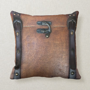 Steam Trunk Throw Pillow