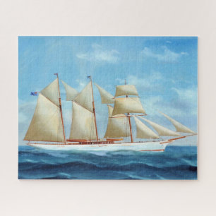Steam Yacht Lady Torfrida 1910 Jigsaw Puzzle