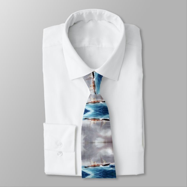 Steam Yacht Margarita 1900's Tie (Tied)
