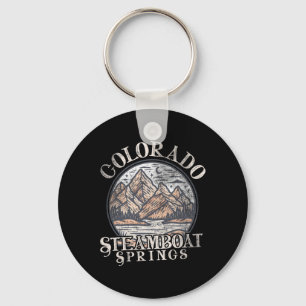 Steamboat Co Colorado Springs Outdoor Hiking Keychain