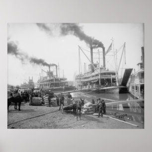 Steamboat Landing Poster