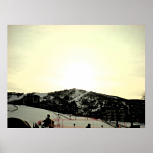Steamboat Morning Poster
