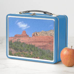 Steamboat Rock in Sedona Arizona Photography Metal Lunch Box