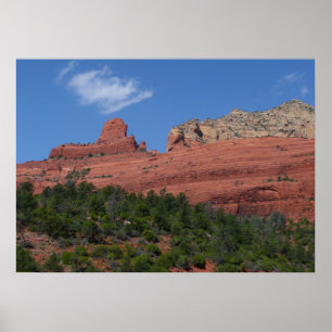 Steamboat Rock in Sedona Arizona Photography Poster