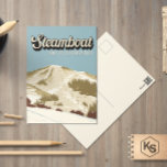 Steamboat Ski Area Winter Colorado Vintage Postcard<br><div class="desc">Steamboat Winter art design showcasing the winter landscape.</div>