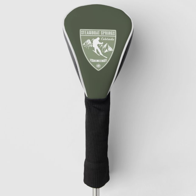Steamboat Springs Colorado Golf Head Cover (Front)