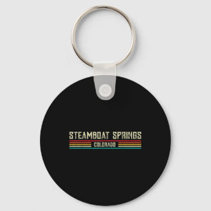 Steamboat Springs Colorado  Keychain