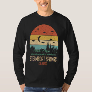 Steamboat Springs Colorado Mountains Hiking Vintag T-Shirt