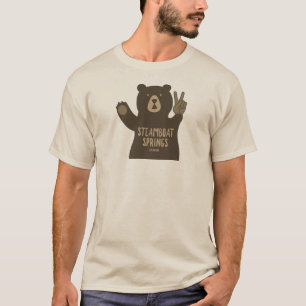 Steamboat Springs Colorado Peace Bear T-Shirt