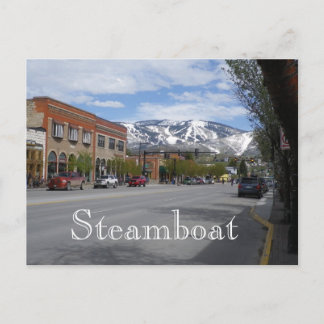 Steamboat Springs Colorado Postcard