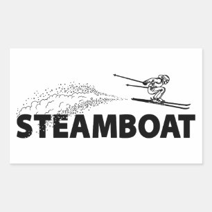 Steamboat Springs Colorado Ski Jumper Sticker