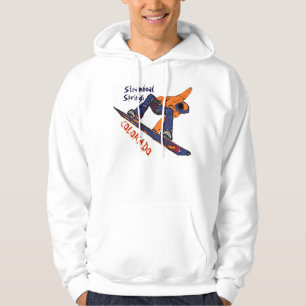 Steamboat Springs Colorado snowboard hoodie